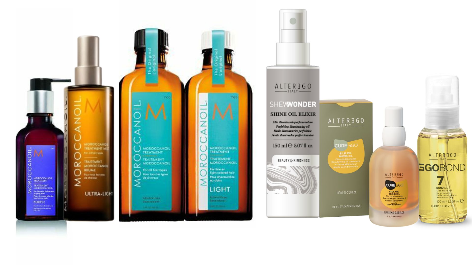 Moroccanoil vs. Alter Ego Italy – koja ulja za kosu su bolja i za koga?