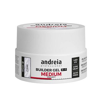 BUILDER GEL MEDIUM VISCOSITY CLEAR 22g